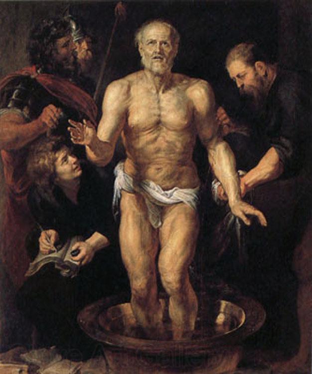 Peter Paul Rubens The Death of Seneca (mk01) Spain oil painting art